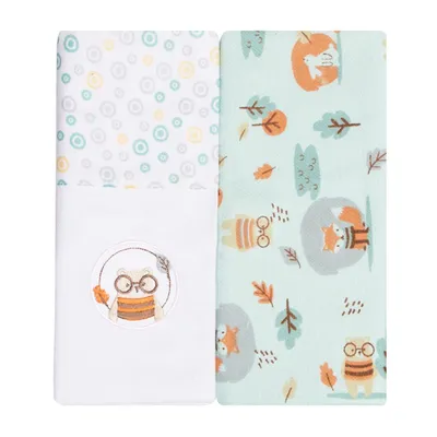 Kit Cueiro Papi Bordados Karinho Bosque - 02 Peças Kit Cueiro Papi Bordados Karinho Bosque - 02 Peças