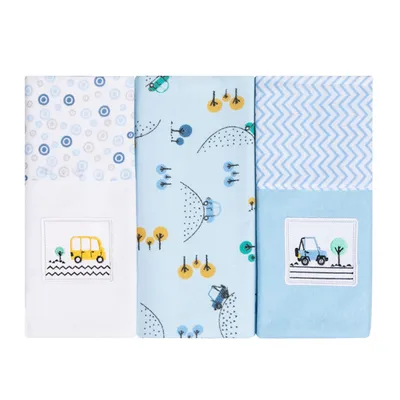 Kit Cueiro Papi Bordados Karinho Bibi - 03 Peças