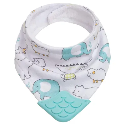 Babador Bandana Buba Com Mordedor Animais