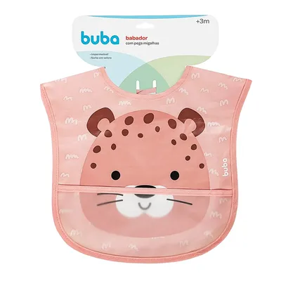 Babador Buba Com Bolso Estampa Onça