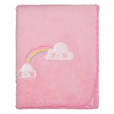 Manta Bublim Soft Bordada Arco-Íris Manta Bublim Soft Bordada Arco-Íris