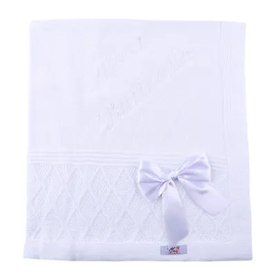 Manta Acrílico Michelle Baby Com Detalhe Bordado Manta Acrílico Michelle Baby Com Detalhe Bordado