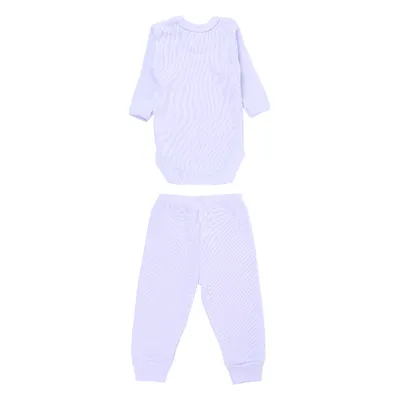 Conjunto Puro Carinho Canelado Body Manga Longa + Mijão Básico