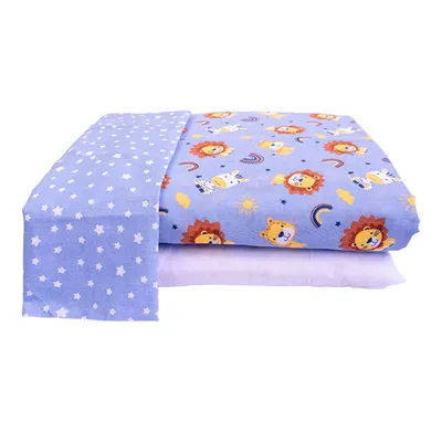 Jogo de Lençol Berço Americano Bublim Leão - 3 Peças Jogo de Lençol Berço Americano Bublim Leão - 3 Peças