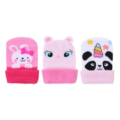 Kit Touca Bebê Duck Estampa Bichos - 03 Peças Kit Touca Bebê Duck Estampa Bichos - 03 Peças