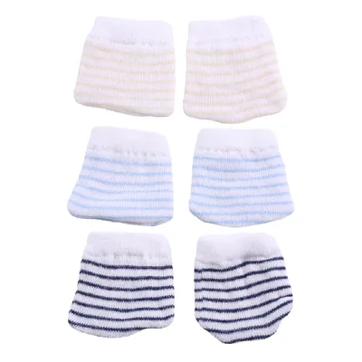 Kit Luva Bebê Duck Estampa Listrada - 03 Peças Kit Luva Bebê Duck Estampa Listrada - 03 Peças