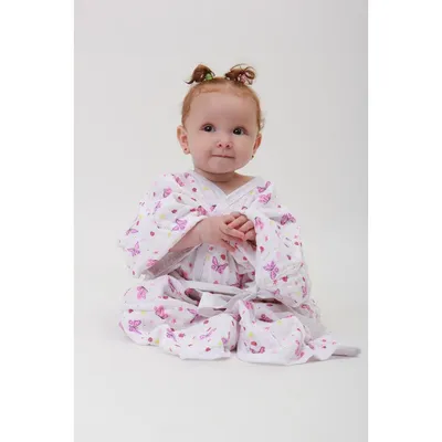 Roupão Baby Gijo Soft Estampa Borboleta Roupão Baby Gijo Soft Estampa Borboleta