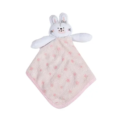 Naninha De Microfibra Papi Friends Aplicação Coelha Naninha De Microfibra Papi Friends Aplicação Coelha