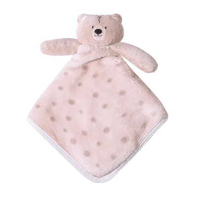 Naninha De Microfibra Papi Friends Aplicação Urso