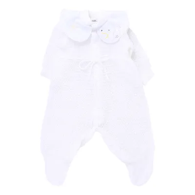 Saída De Maternidade Ternura Em Tricot Com Bordado