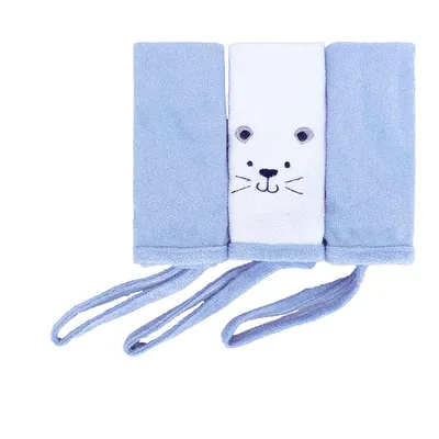 Kit Pano de Boca Bublim Plush Bordado Leão - 3 Peças