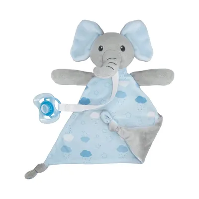 Naninha Buba Com Prendedor De Chupeta Elefante Naninha Buba Com Prendedor De Chupeta Elefante