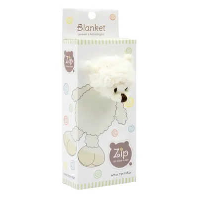 Naninha Zip Blanket Atoalhado Ovelha Carola Off White