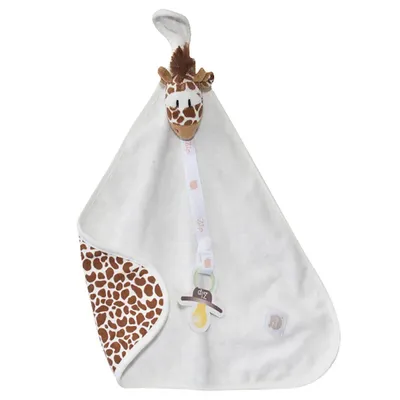 Naninha Blanket Atoalhada Zip Girafa Isis Prendedor De Chupeta Naninha Blanket Atoalhada Zip Girafa Isis Prendedor De Chupeta