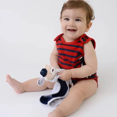 Naninha Blanket Atoalhada Zip Marinheiro Prendedor De Chupeta Naninha Blanket Atoalhada Zip Marinheiro Prendedor De Chupeta