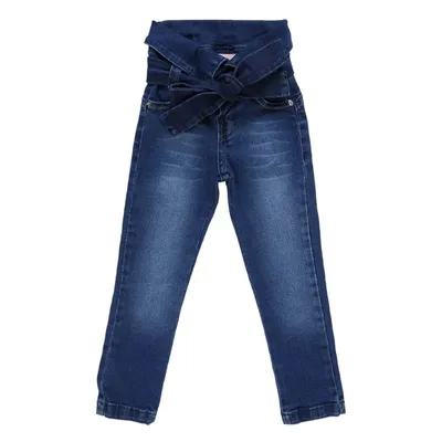 Calça Jeans Color Mini Detalhe Cós Virado