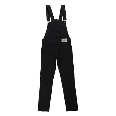 Jardineira Longa Gijo em Sarja Com Detalhe Bolso Lateral