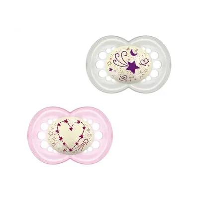 Kit Chupeta Bebê Mam Original Night Tamanho 02 - 02 Unidades Kit Chupeta Bebê Mam Original Night Tamanho 02 - 02 Unidades