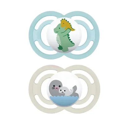 Kit Chupeta Bebê Mam Perfect Tamanho 02 - 02 Unidades