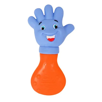 Mordedor Vila Toy Mãozinha Azul E Laranja Mordedor Vila Toy Mãozinha Azul E Laranja