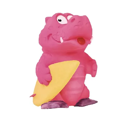 Mordedor Bebê Pais E Filhos Látex Jacaré Surf Mordedor Bebê Pais E Filhos Látex Jacaré Surf