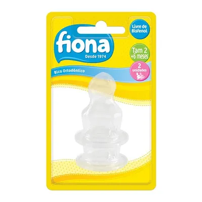 Bico De Mamadeira Orto Silicone Fiona Bico De Mamadeira Orto Silicone Fiona