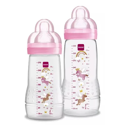 Kit Mamadeira Mam Easy Active Set - 02 Unidades Kit Mamadeira Mam Easy Active Set - 02 Unidades