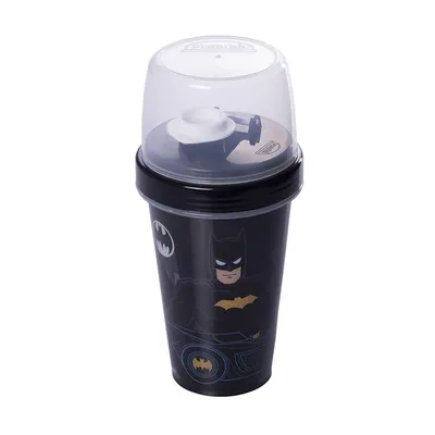 Mini Shakeira Infantil Plasútil Batman 320 ML Mini Shakeira Infantil Plasútil Batman 320 ML