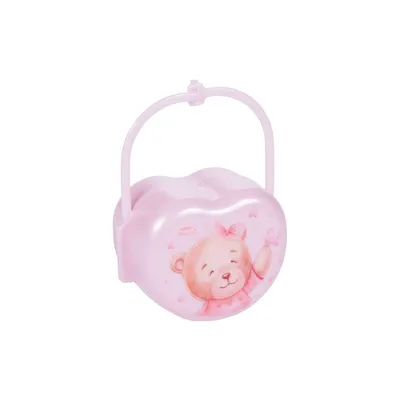 Porta Chupeta Plasútil Estampa Ursinha Free Bpa 140 ML Porta Chupeta Plasútil Estampa Ursinha Free Bpa 140 ML