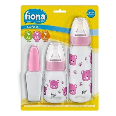 Kit Mamadeira Desenhos Fiona Com 3 Kit Mamadeira Desenhos Fiona Com 3