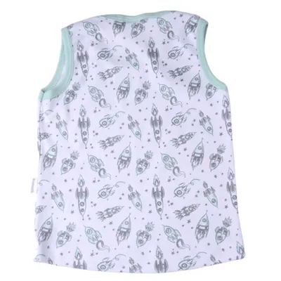 Blusa Regata Infantil Miniclo Estampa Explore Foguete Blusa Regata Infantil Miniclo Estampa Explore Foguete