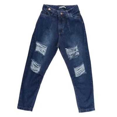 Calça Jeans Juvenil Shaft Slouchy