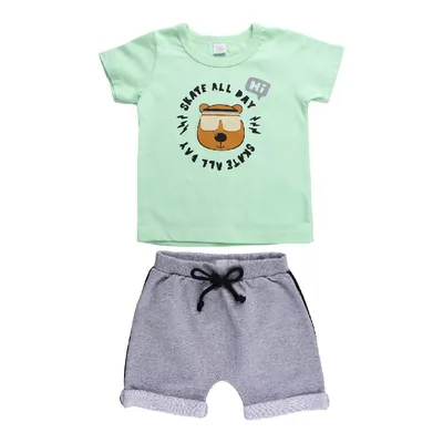 Conjunto Baby Gijo Estampa Hi Urso Conjunto Baby Gijo Estampa Hi Urso