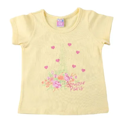 Blusa Bebê Din Don Cotton Estampada Blusa Bebê Din Don Cotton Estampada