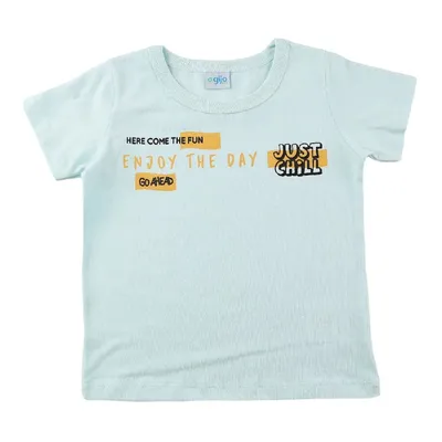 Camiseta Infantil Gijo Kids Estampa Just Chill