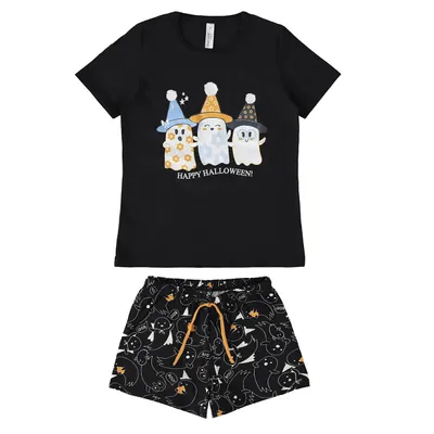Pijama Curto Infantil Malwee Estampa Halloween