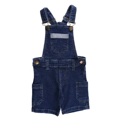 Jardineira Jeans Infantil Din Don Com Bolso Jardineira Jeans Infantil Din Don Com Bolso