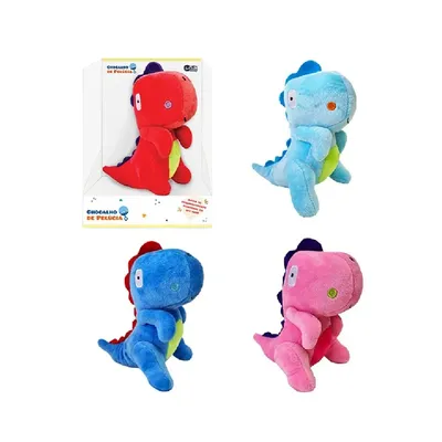 Dinossauro De Pelúcia Unik Chocalho Dinossauro De Pelúcia Unik Chocalho