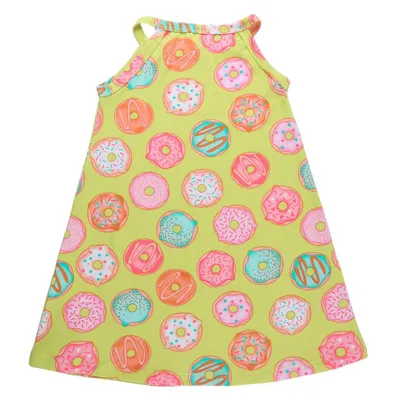 Vestido Infantil Ralakids Estampa Donuts