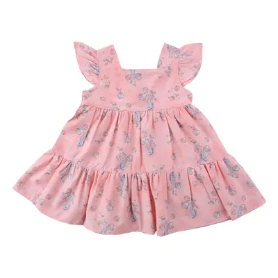 Vestido Bebê Din Don Estampa Cavalo Marinho Vestido Bebê Din Don Estampa Cavalo Marinho