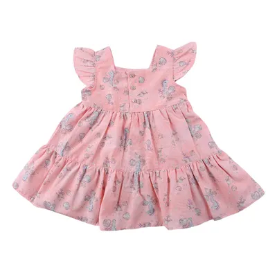 Vestido Bebê Din Don Estampa Cavalo Marinho Vestido Bebê Din Don Estampa Cavalo Marinho