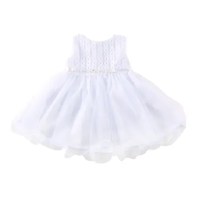 Vestido Bebê Din Don Rendado Com Cinto Pérolas E Bolero Vestido Bebê Din Don Rendado Com Cinto Pérolas E Bolero