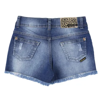 Shorts Jeans Juvenil Mackvanny Com Barra Desfiada Shorts Jeans Juvenil Mackvanny Com Barra Desfiada