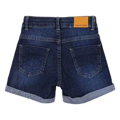 Shorts Jeans Infantil Oznes Com Barra Virada Shorts Jeans Infantil Oznes Com Barra Virada