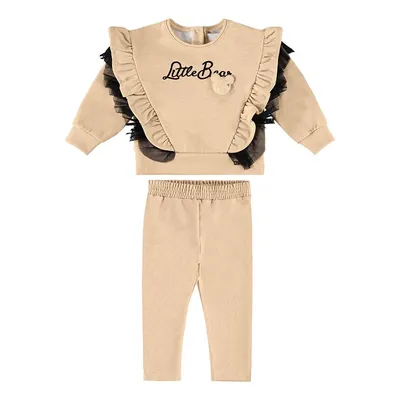 Conjunto Bebê Kiki Body Com Detalhe Babado Conjunto Bebê Kiki Body Com Detalhe Babado