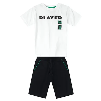 Conjunto Infantil Brandili Estampa Player