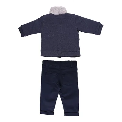 Conjunto Bebê Aconchego Casaco Com Gola De Pelinhos E Calça Conjunto Bebê Aconchego Casaco Com Gola De Pelinhos E Calça