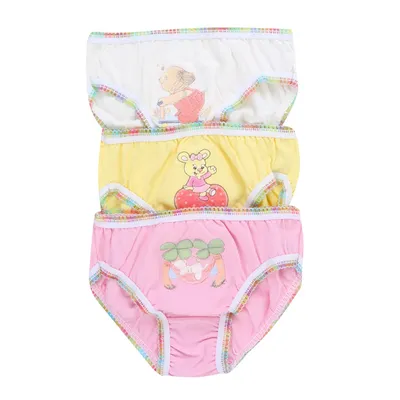 Kit Calcinha Infantil Zulekinha Estampada - 3 Peças Kit Calcinha Infantil Zulekinha Estampada - 3 Peças