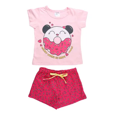 Pijama Curto Infantil Dodarô Dunets