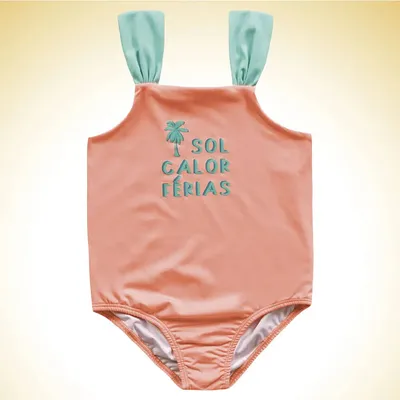 Maiô Infantil Fakini Beach Wear Estampado